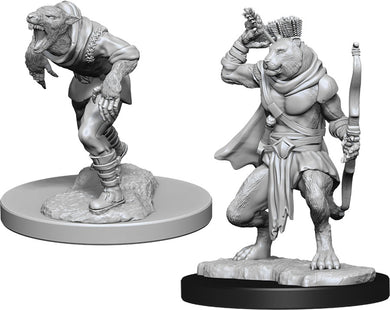 Dungeons & Dragons Nolzur`s Marvelous Unpainted Miniatures: W11 Wererat & Weretiger - Linebreakers