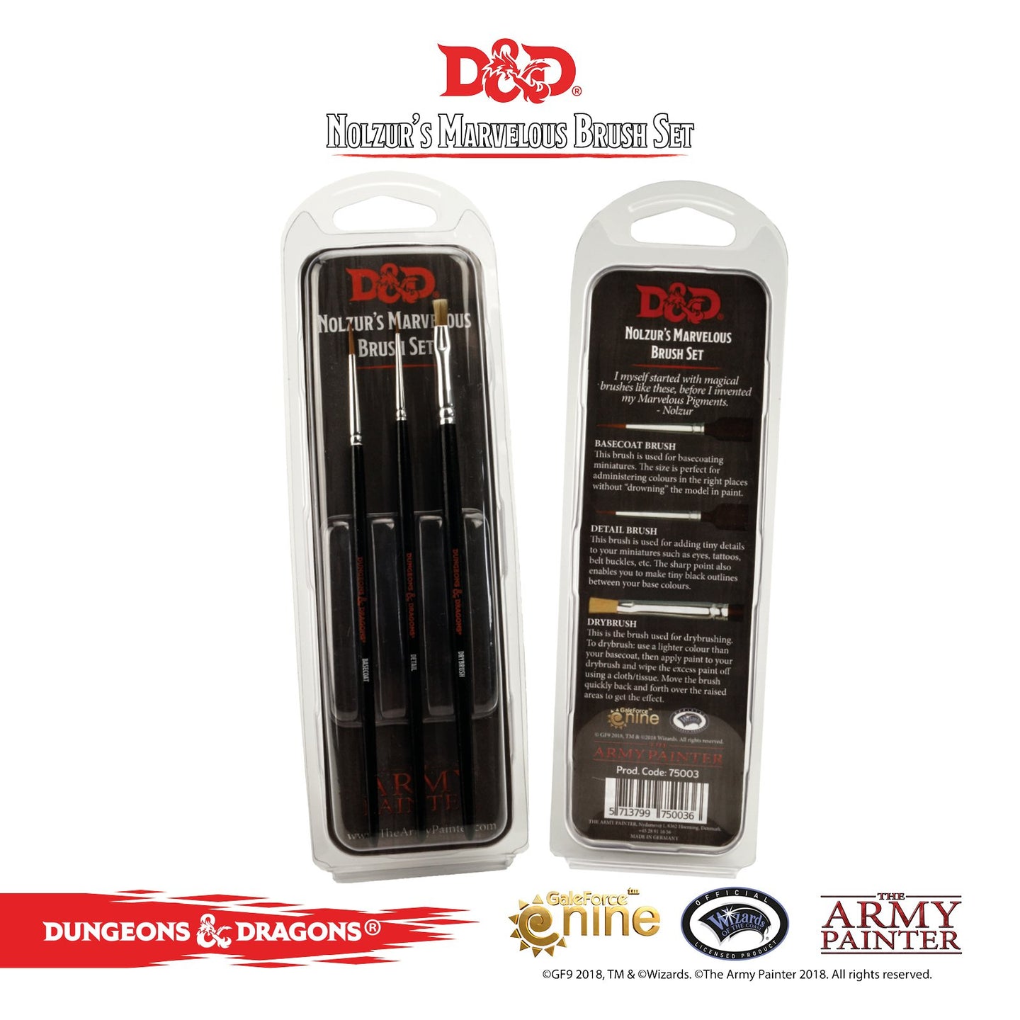D&D Nolzurs Marvelous Brush Set - Linebreakers