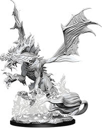 Pathfinder Deep Cuts Unpainted Miniatures: W12 Nightmare Dragon - Linebreakers