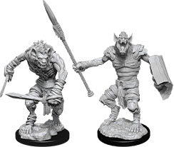 Dungeons & Dragons Nolzur`s Marvelous Unpainted Miniatures: W12 Gnoll & Gnoll Flesh Gnawer - Linebreakers