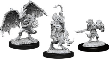 Dungeons & Dragons Nolzur`s Marvelous Unpainted Miniatures: W12 Kobold Inventor Dragonshield & Sorcerer - Linebreakers