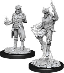 Dungeons & Dragons Nolzur`s Marvelous Unpainted Miniatures: W12 Male Tiefling Sorcerer - Linebreakers