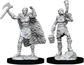 Dungeons & Dragons Nolzur`s Marvelous Unpainted Miniatures: W12 Female Human Barbarian - Linebreakers