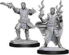 Dungeons & Dragons Nolzur`s Marvelous Unpainted Miniatures: W12 Male Human Sorcerer - Linebreakers