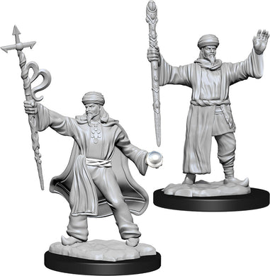 Dungeons & Dragons Nolzur`s Marvelous Unpainted Miniatures: W13 Human Wizard Male - Linebreakers