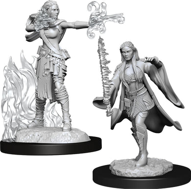 Dungeons & Dragons Nolzur`s Marvelous Unpainted Miniatures: W13 Multiclass Warlock + Sorcerer Female - Linebreakers