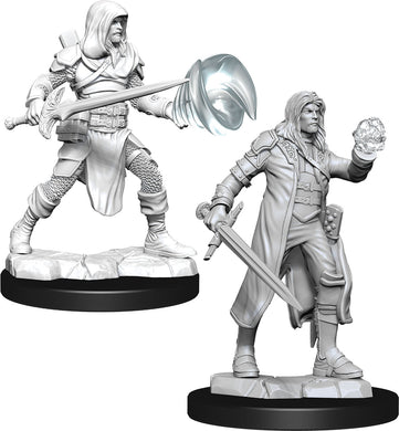Dungeons & Dragons Nolzur`s Marvelous Unpainted Miniatures: W13 Multiclass Fighter + Wizard Male - Linebreakers