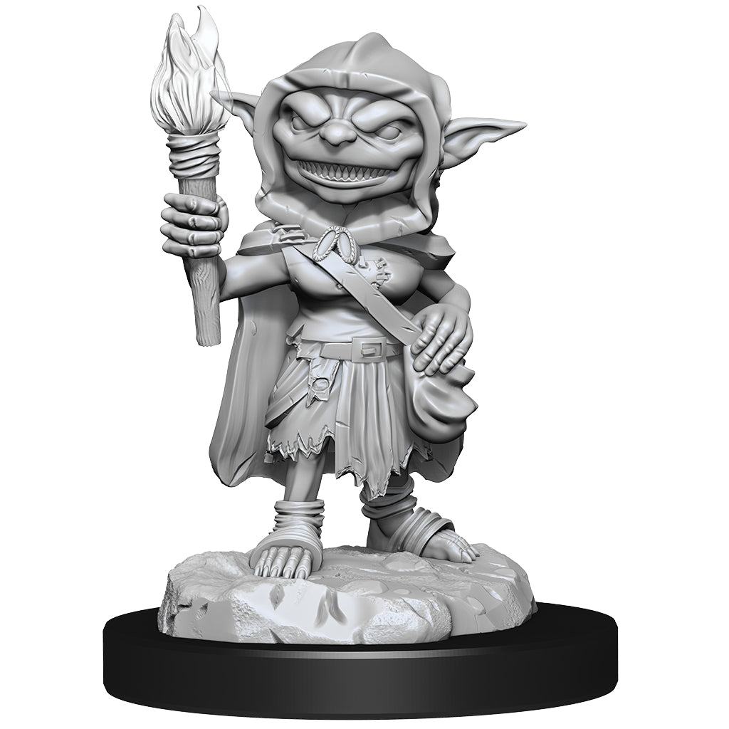 Pathfinder Deep Cuts Unpainted Miniatures: W13 Goblin Rogue Female - Linebreakers