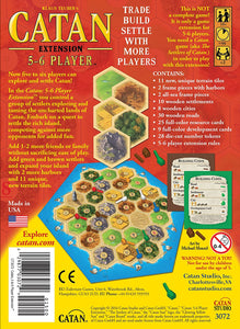 Catan Board Game Extension Allowing a Total of 5 to 6 Players - Linebreakers