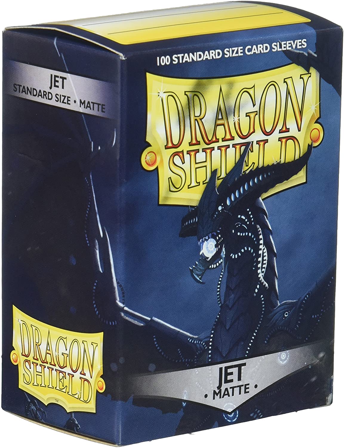 Dragon Shields: (100) Matte Jet