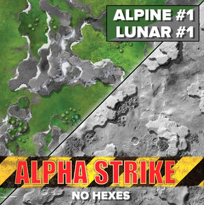 BattleTech: Battle Mat - Alpha Strike - Alpine/Lunar