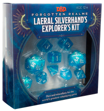 Load image into Gallery viewer, Dungeons and Dragons RPG: Forgotten Realms Laeral Silverhands Dice Set - Linebreakers