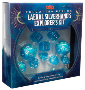 Dungeons and Dragons RPG: Forgotten Realms Laeral Silverhands Dice Set - Linebreakers