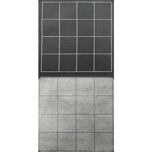 Chessex Reversible Megamat: 1" Black/Grey Square (34.5" x 48")