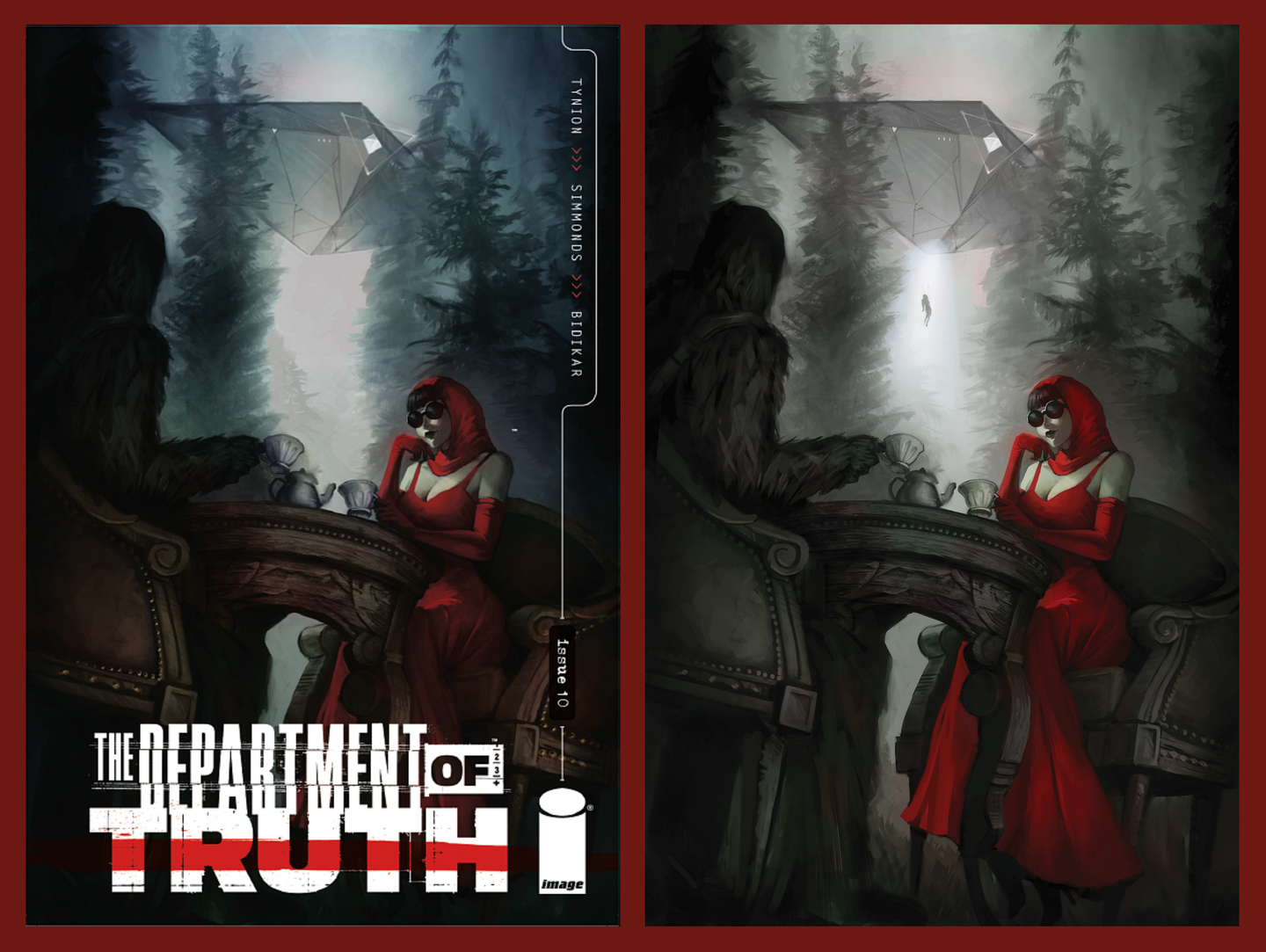 DEPARTMENT OF TRUTH #10 VEZONIA BEAM ME UP COLOR SPLASH EXCLUSIVE SET - Linebreakers