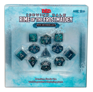 Dungeons and Dragons RPG: Ice Wind Dale - Rime of the Frost Maiden Dice Set - Linebreakers
