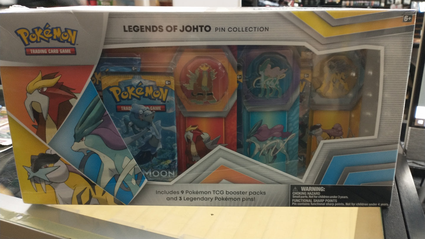 Legends of Johto Pin Collection