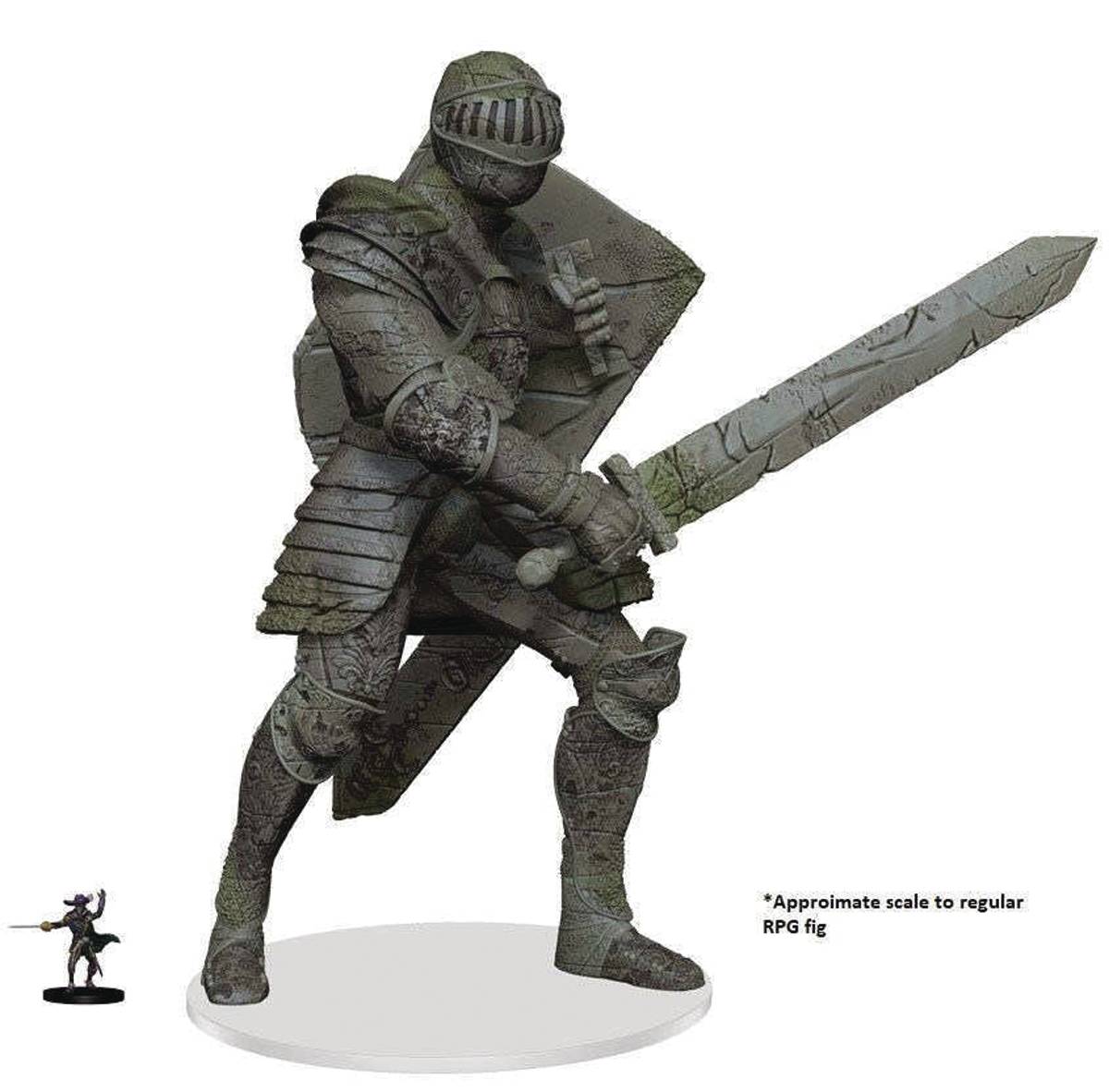 D&D ICONS REALM MINIATURES WALKING STATUE WATERDEEP KNIGHT (