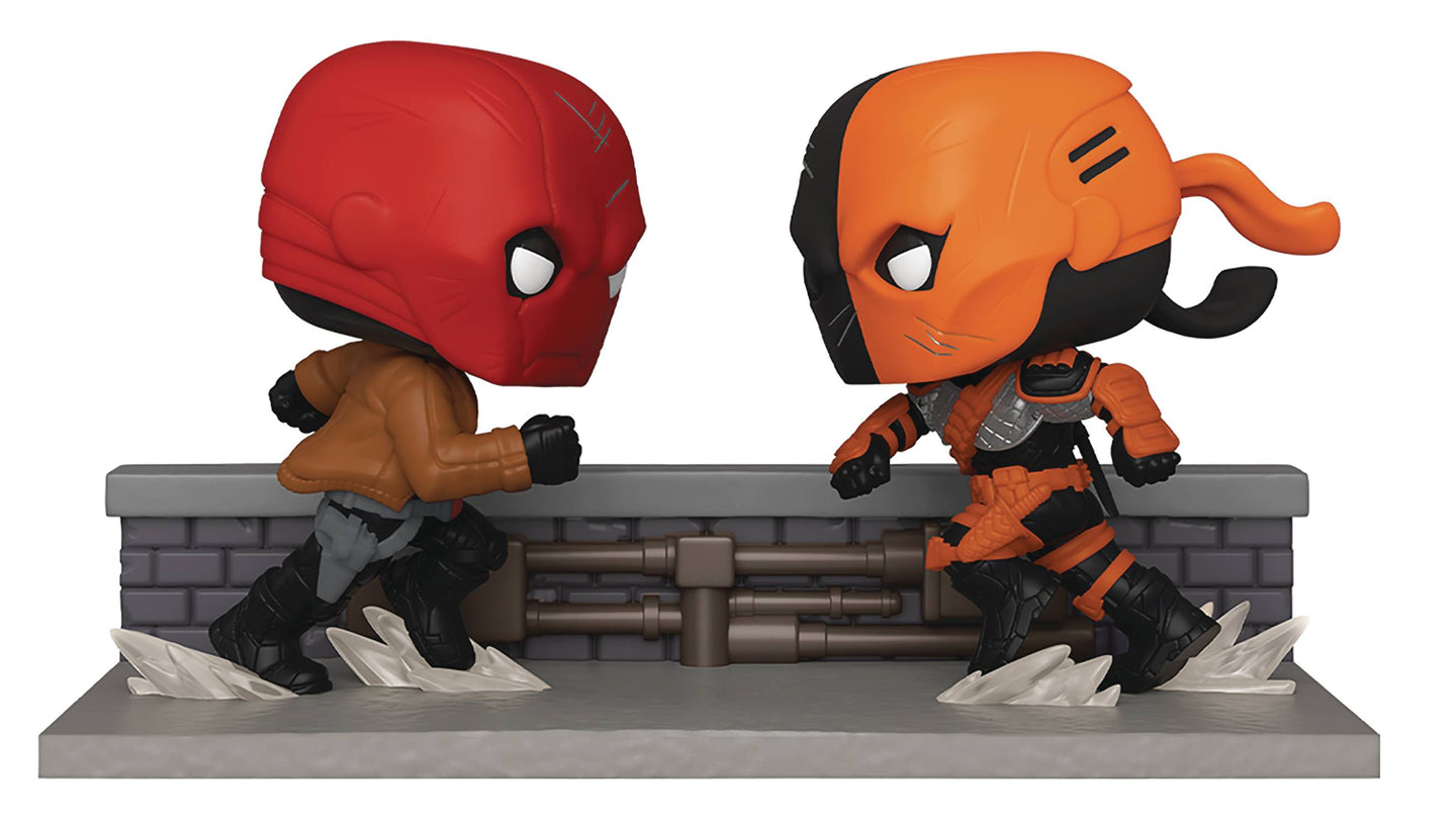 SDCC 2020 POP COMIC MOMENT DC RED HOOD VS DEATHSTROKE PX FIG - Linebreakers