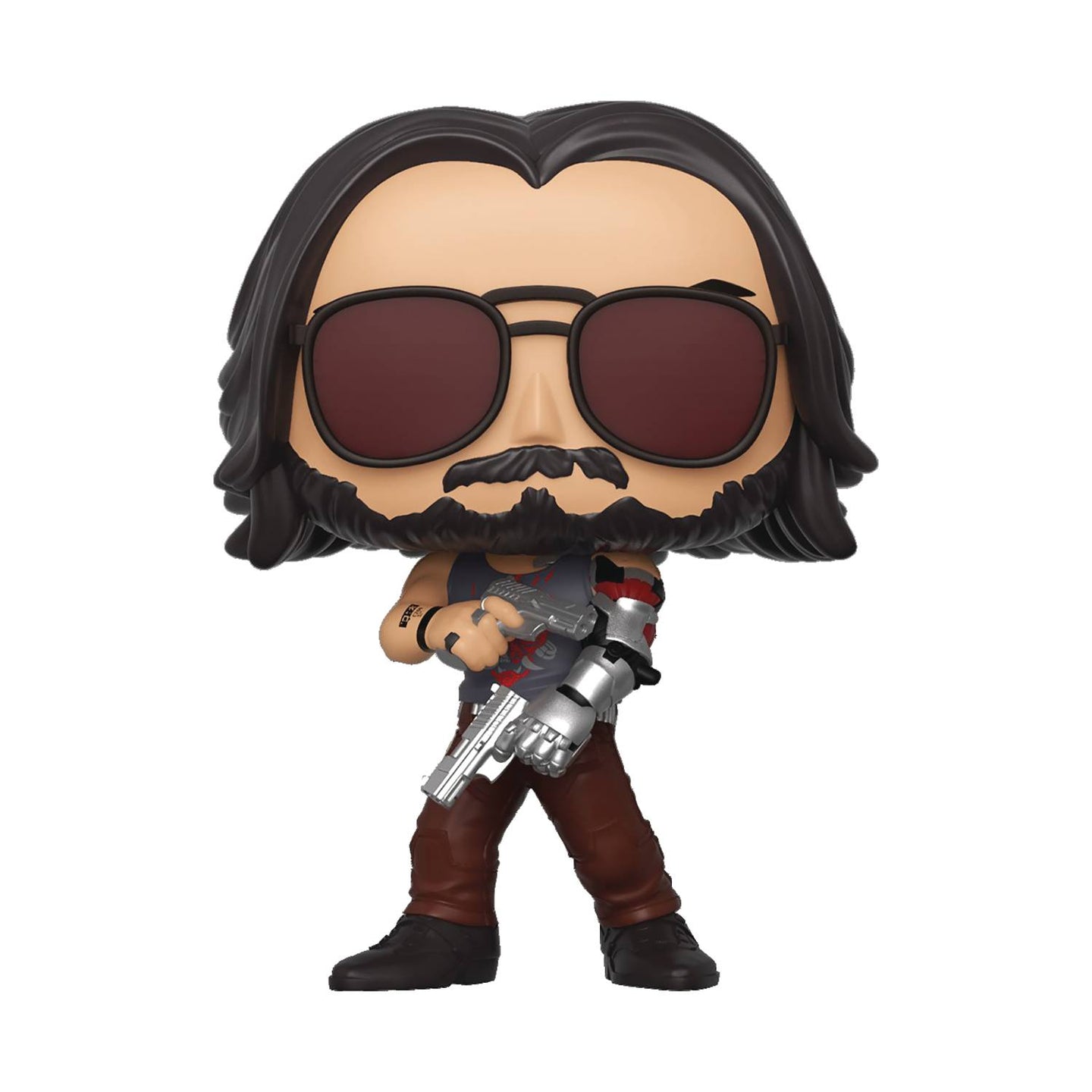 POP GAMES CYBERPUNK 2077 JOHNNY SILVERHAND W/GUN VIN FIG (C: