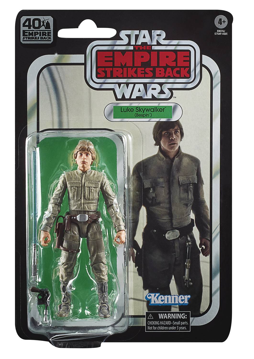 SW BLACK E5 40TH ANN 6IN BESPIN LUKE AF CS (Net) (C: 1-1-2)