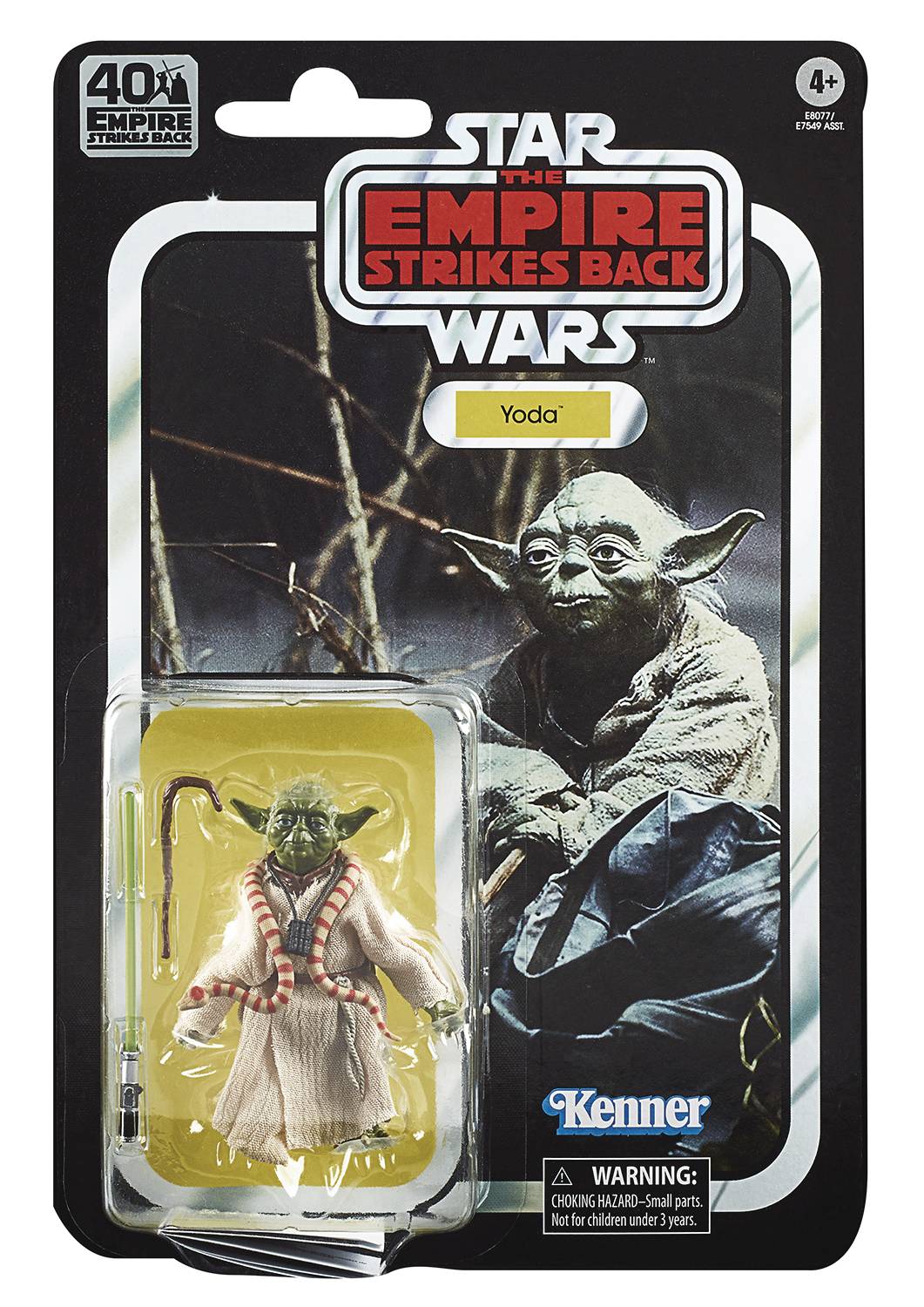 SW BLACK E5 40TH ANN 6IN YODA AF CS (Net) (C: 1-1-2)