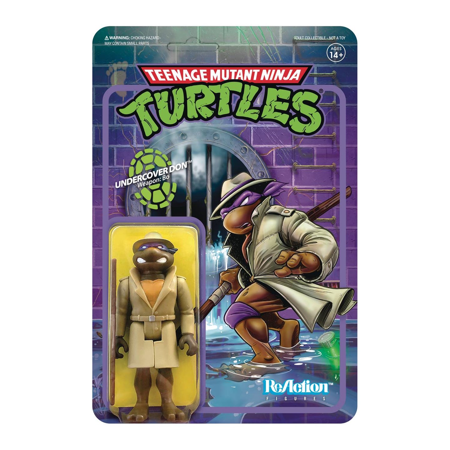 TMNT UNDERCOVER DONATELLO REACTION FIGURE - Linebreakers