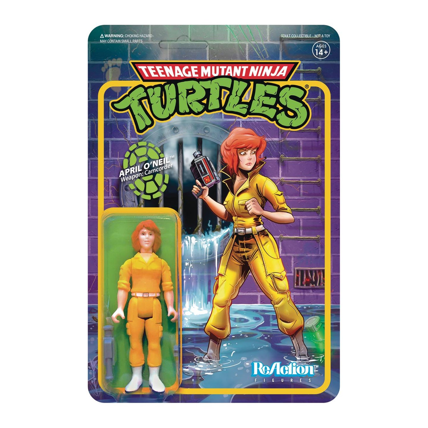 TMNT APRIL ONEIL REACTION FIGURE - Linebreakers