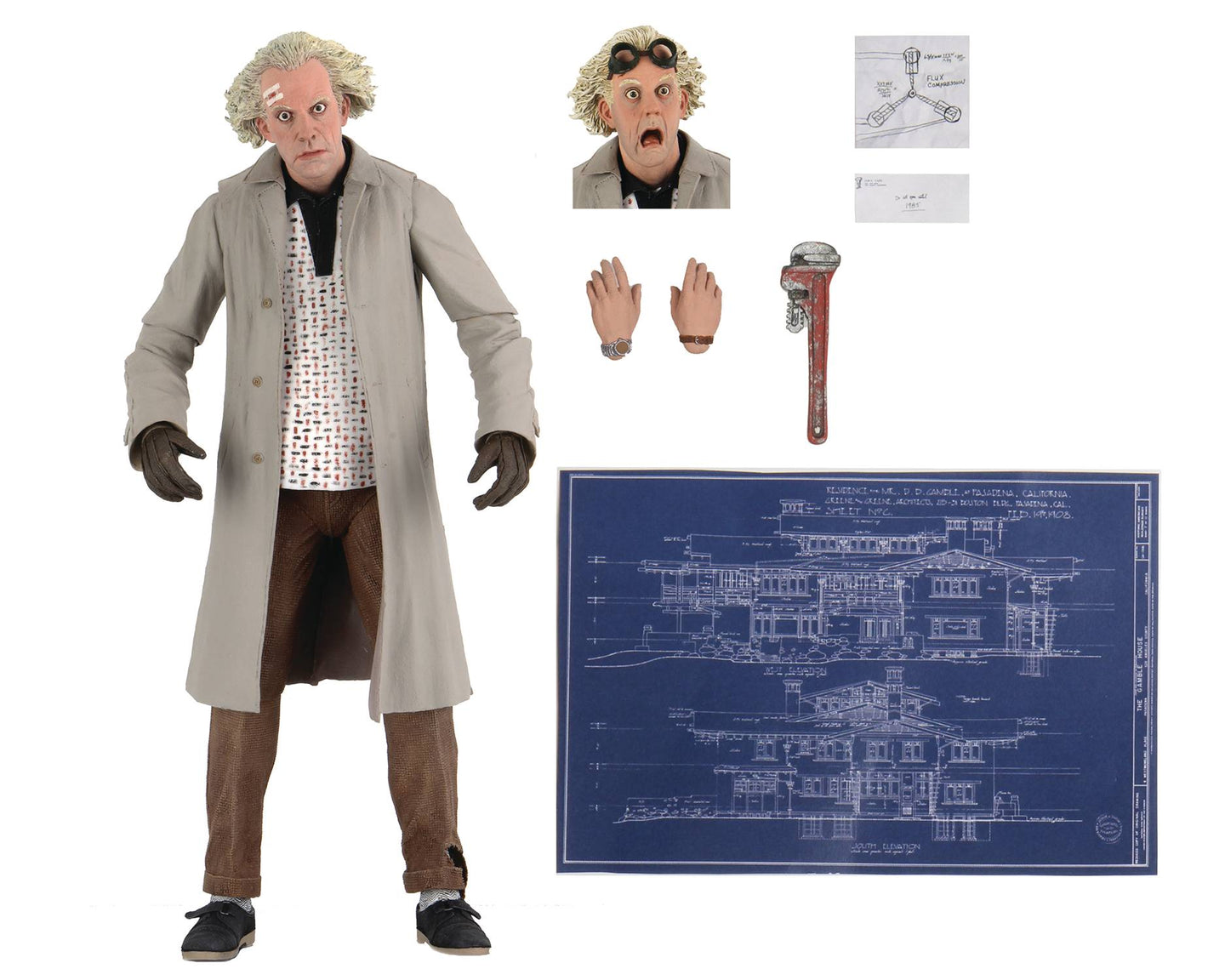 BACK TO THE FUTURE DOC BROWN ULTIMATE 7IN AF . - Linebreakers