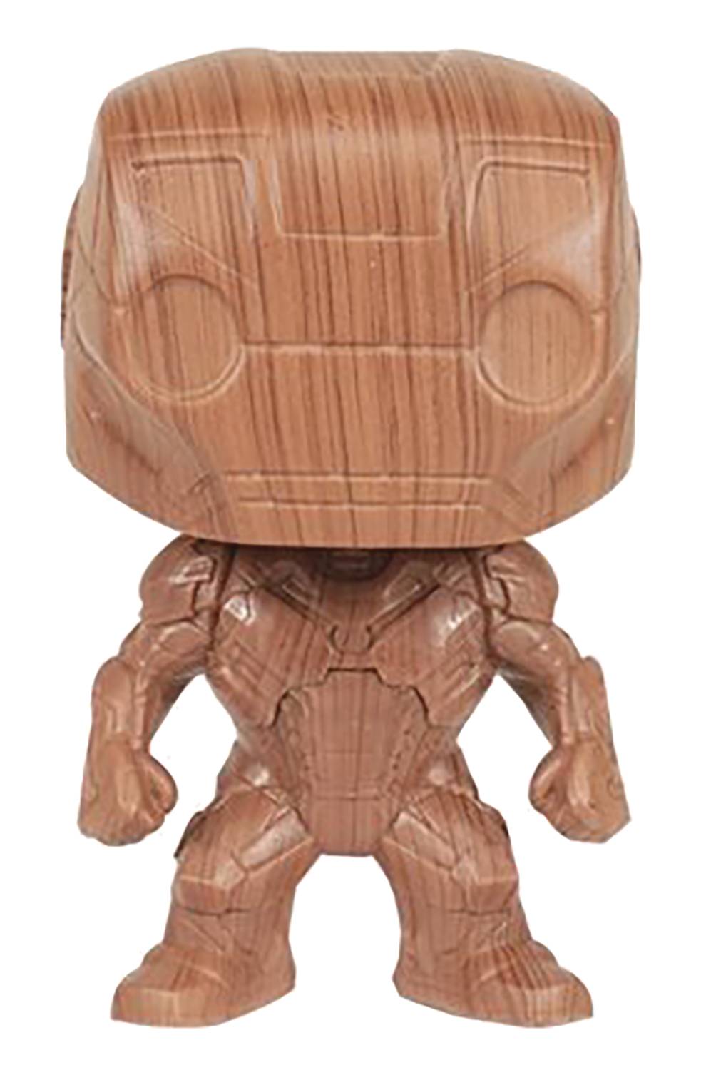 POP IRON MAN WOOD DECO VINYL FIG (Net) (C: 1-1-0)