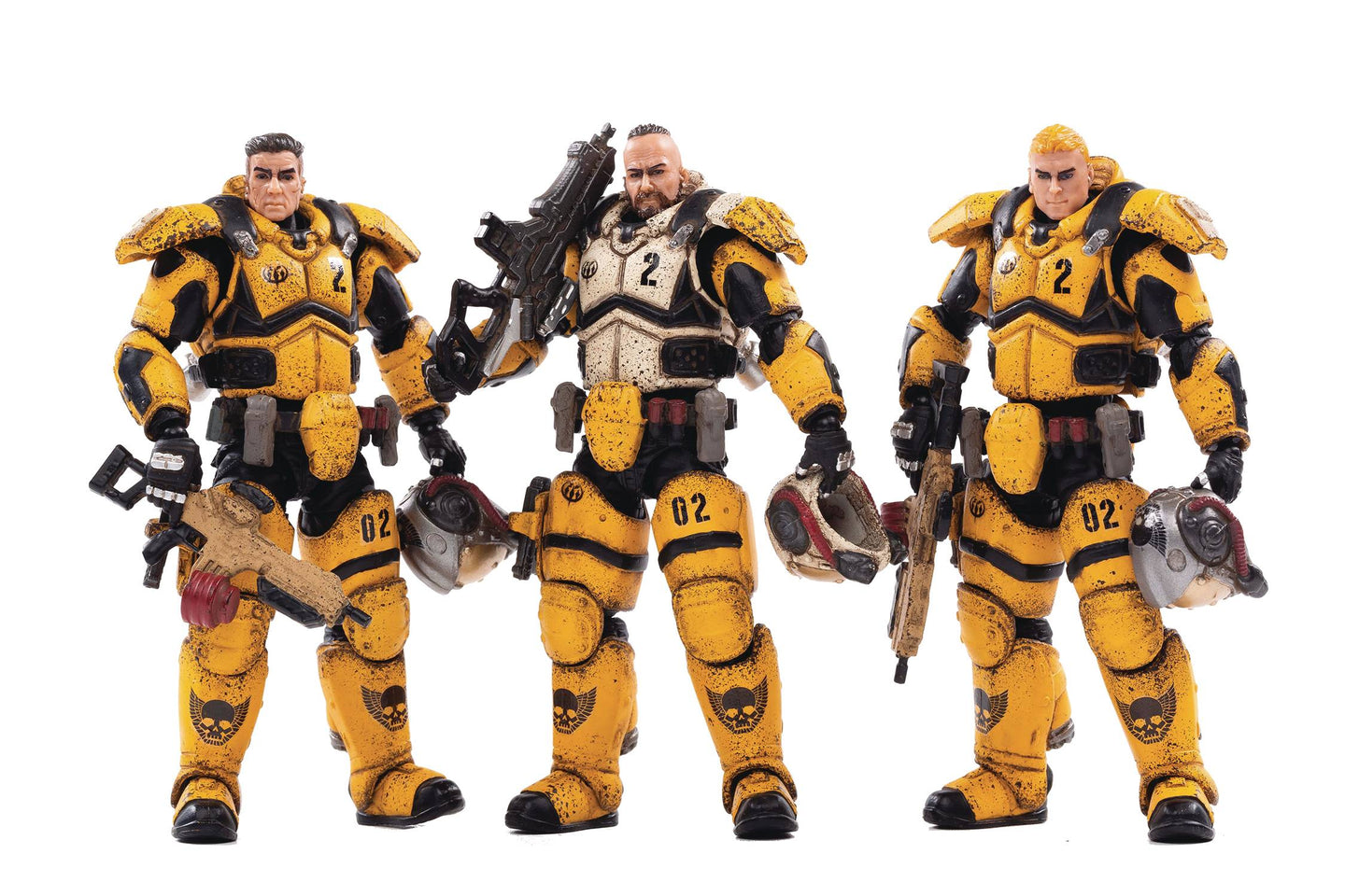 JOY TOY STAR HAWK 02ST INTERSTELLAR TROOPER 1/18 FIG 3PK . - Linebreakers