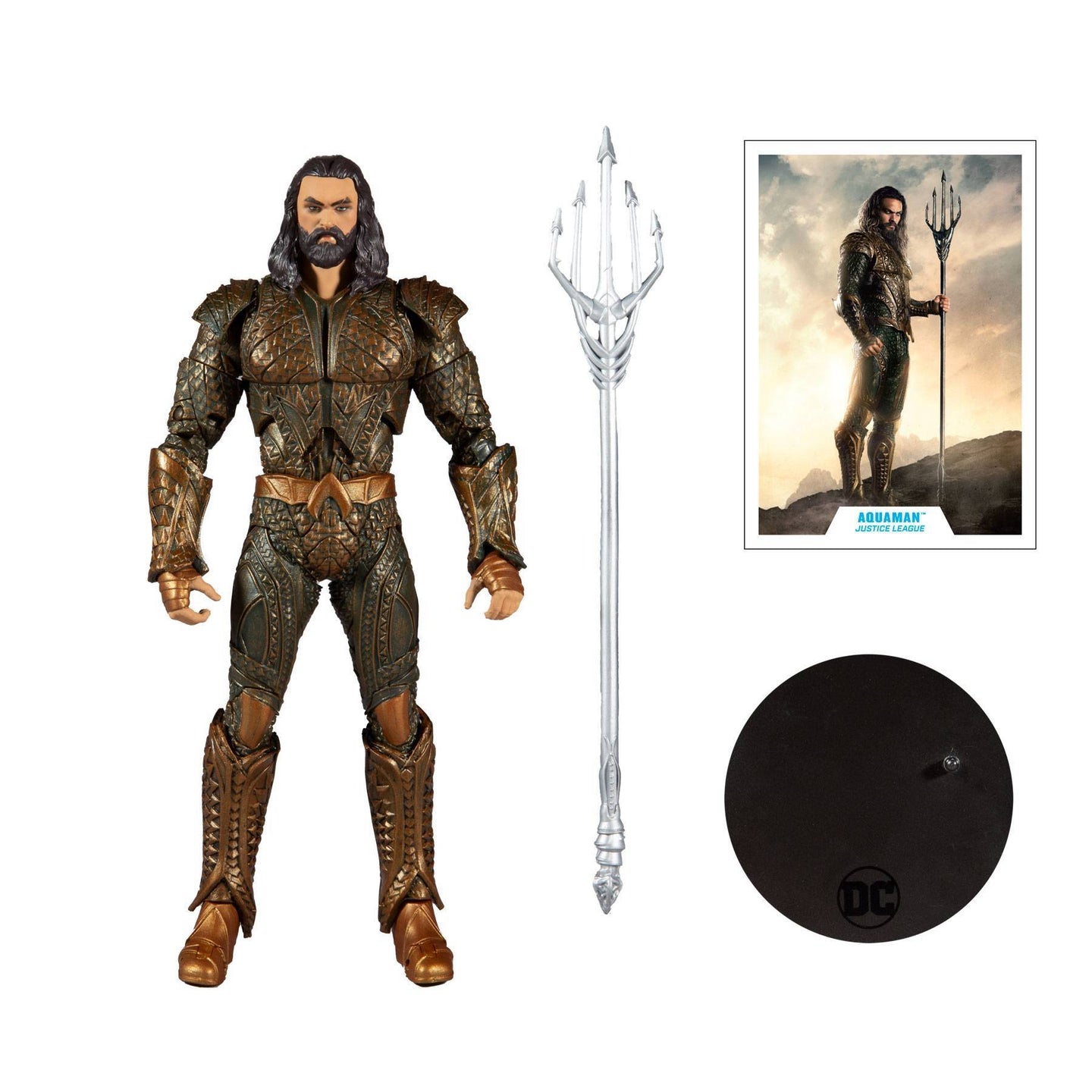 DC JUSTICE LEAGUE AQUAMAN 7IN SCALE AF (FOC) - Linebreakers