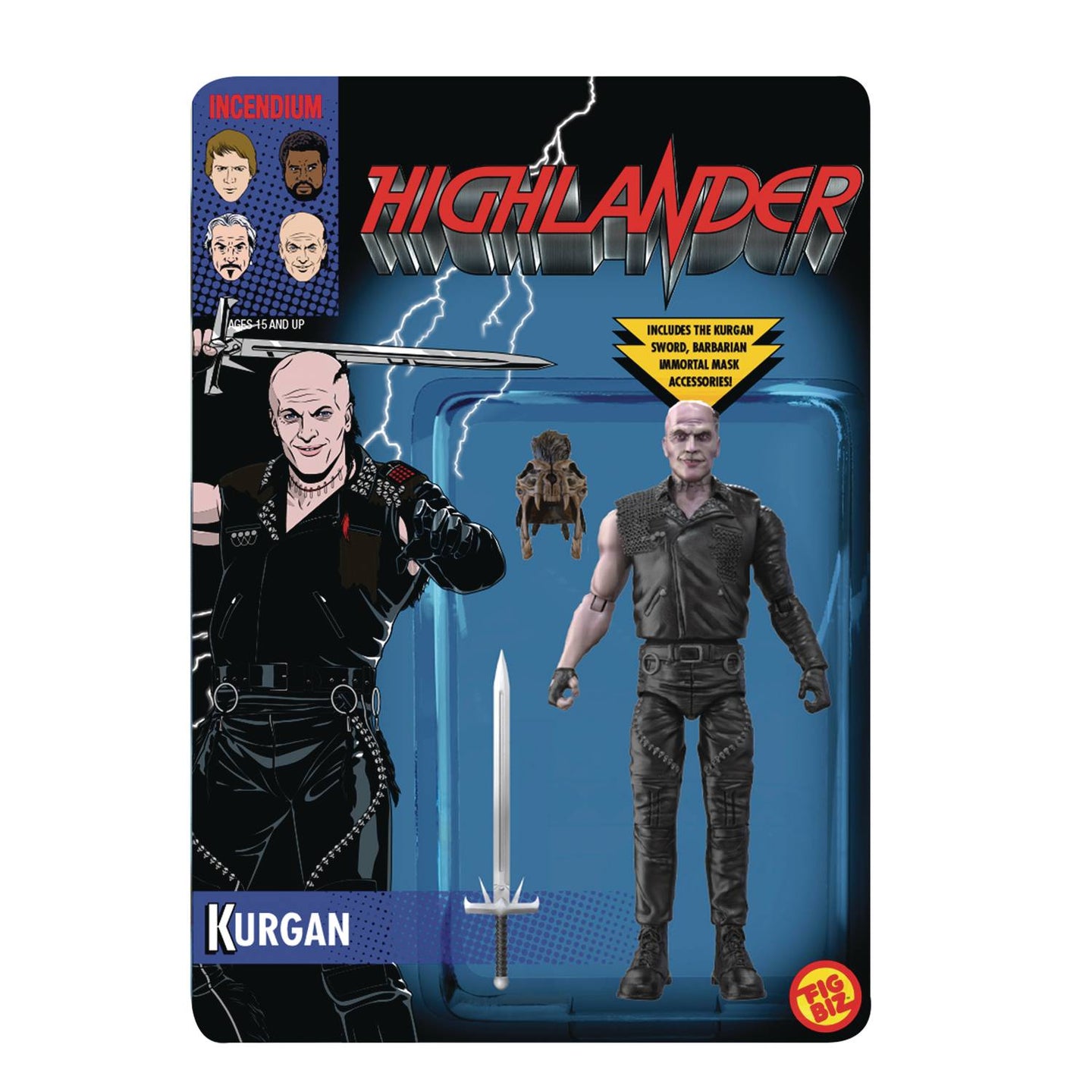 FIG BIZ HIGHLANDER THE KURGAN 5IN ACTIO FIGURE