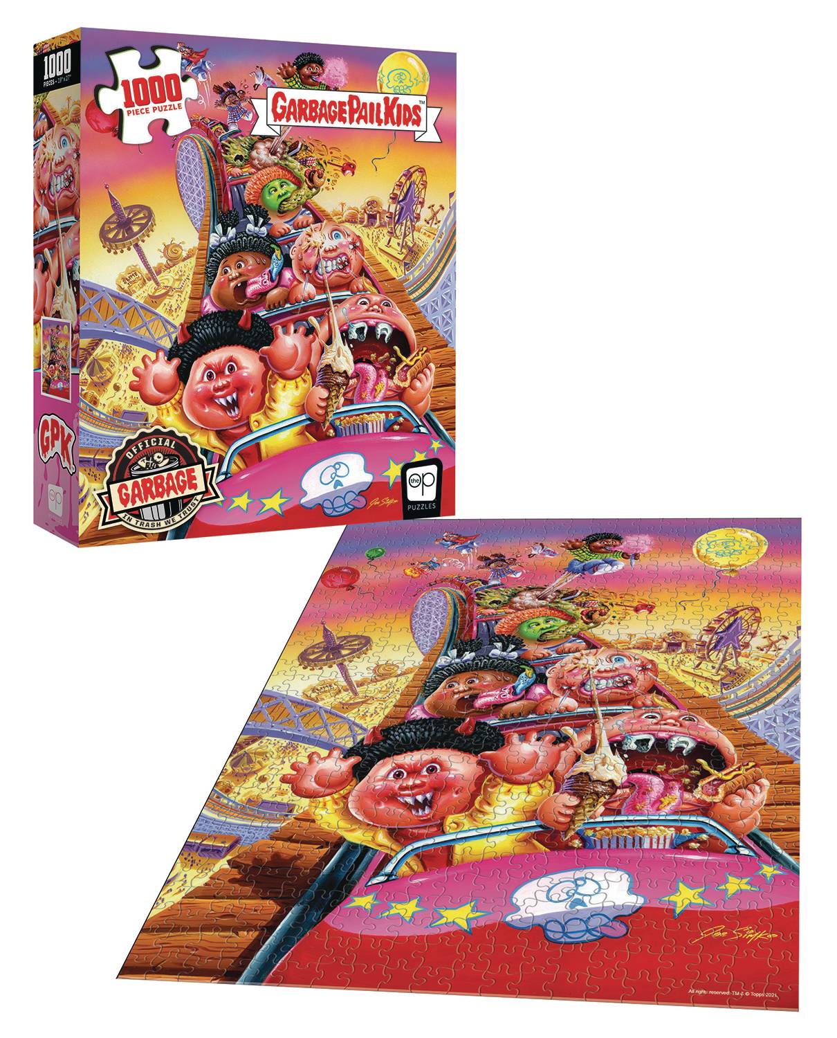 GARBAGE PAIL KIDS THRILLS & CHILLS 1000 PC PUZZLE - Linebreakers