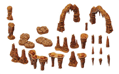 WARLOCK TILES ACCESSORY STALACTITES & STALAGMITES (FOC) - Linebreakers