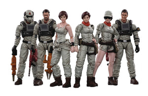 JOY TOY MECH MAINTENANCE TEAM A 1/18 FIGURE 6PK