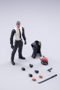 JOY TOY PEOPLES ARMED POLICE (SUITED ASSASSIN) 1/18 FIG