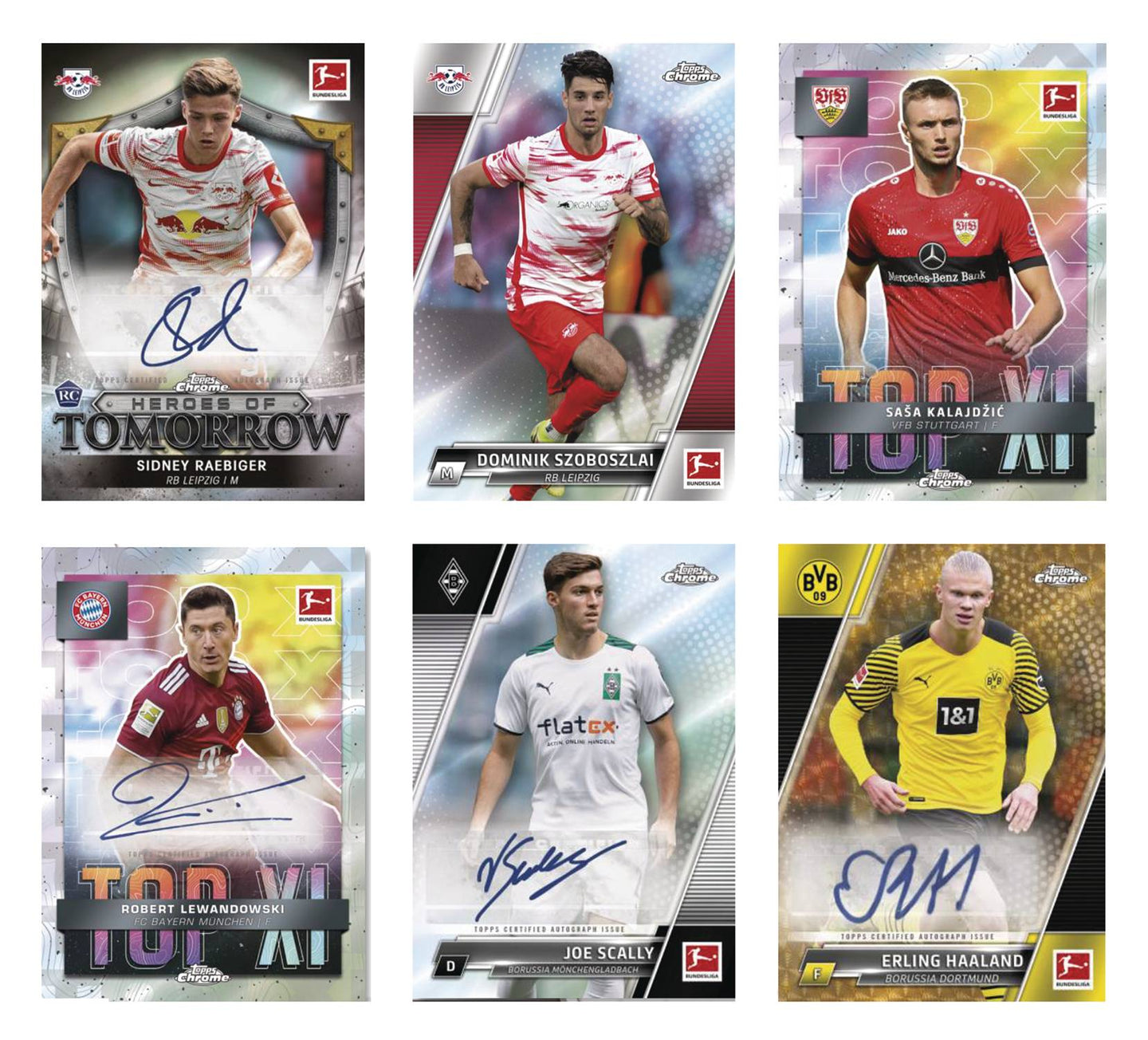 TOPPS 2022 CHROME BUNDESLIGA SOCCER T/C BOX