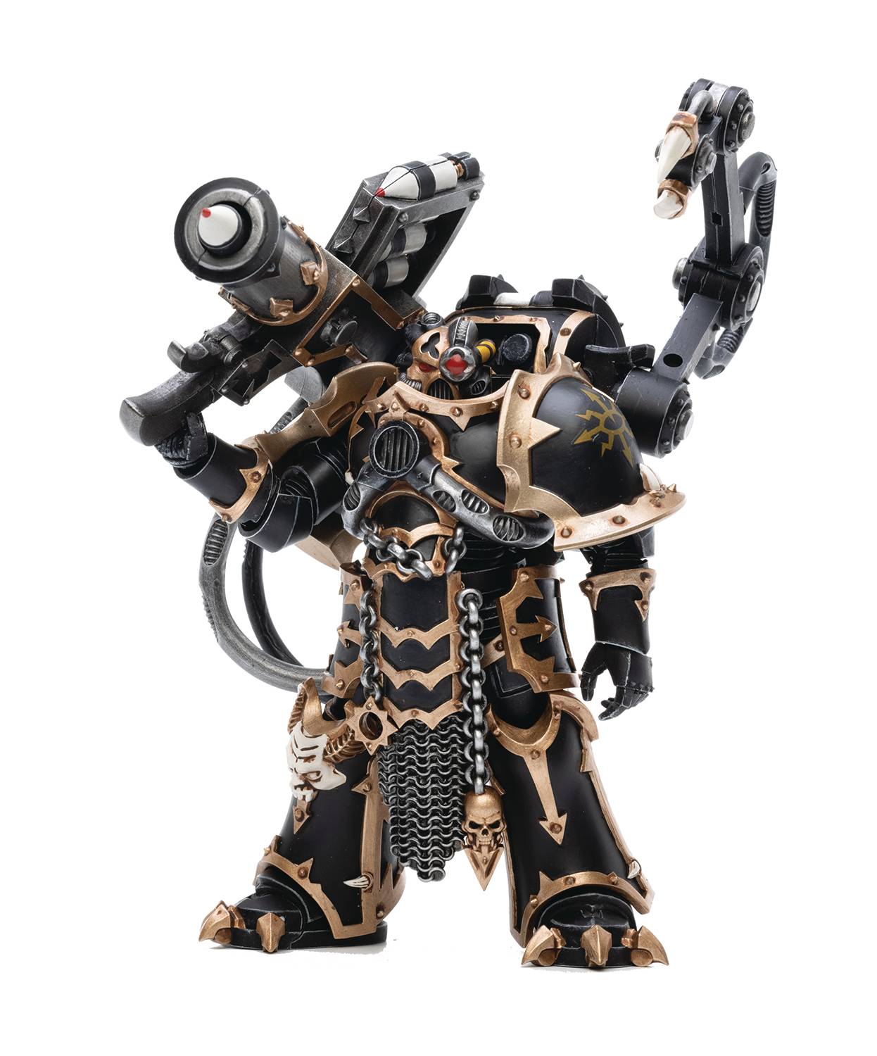 JoyToy Warhammer 40K Iron Hands Iron Father Feirros – Action Figure 1:18, 13,5 Cm – Statuetta Da Collezione In PVC/ABS