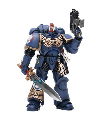 JOY TOY WARHAMMER PRIMARIS LT ERASTUS 1/18 FIG