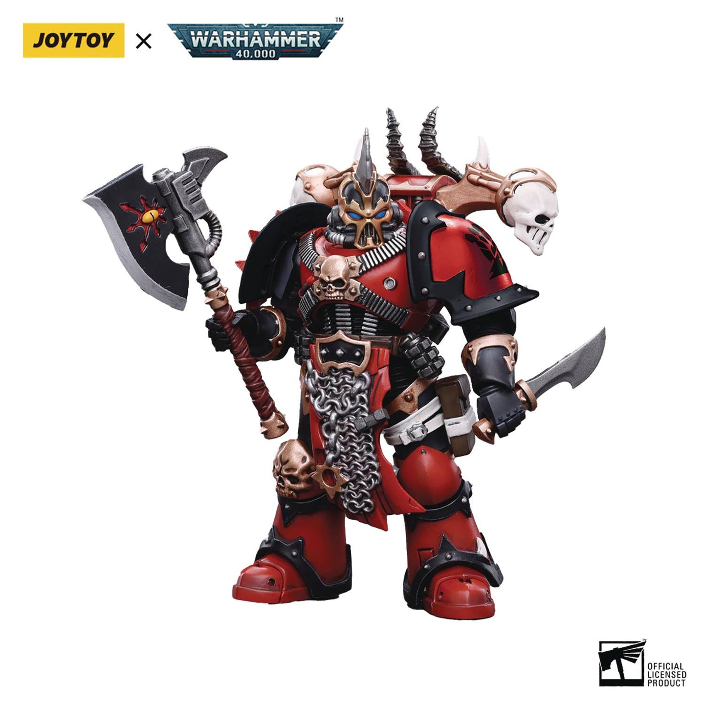 JOYTOY WH 40K CHAOS SPACE RED CORSAIRS CHAMP GOTOR 1/18 AF