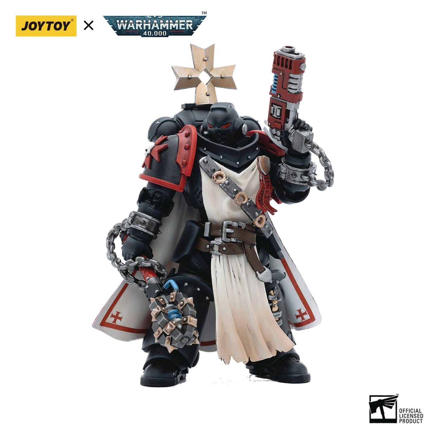 JOYTOY WH40K BLACK TEMPLARS SWORD BRETHREN DRAGEN 1/18 AF