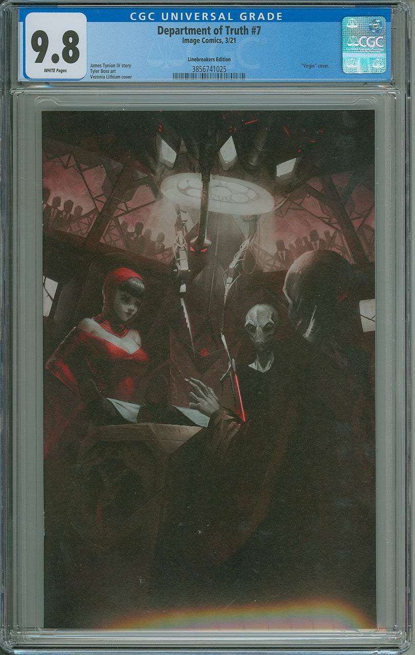 DEPARTMENT OF TRUTH #7 VEZONIA EXCLUSIVE CGC 9.8