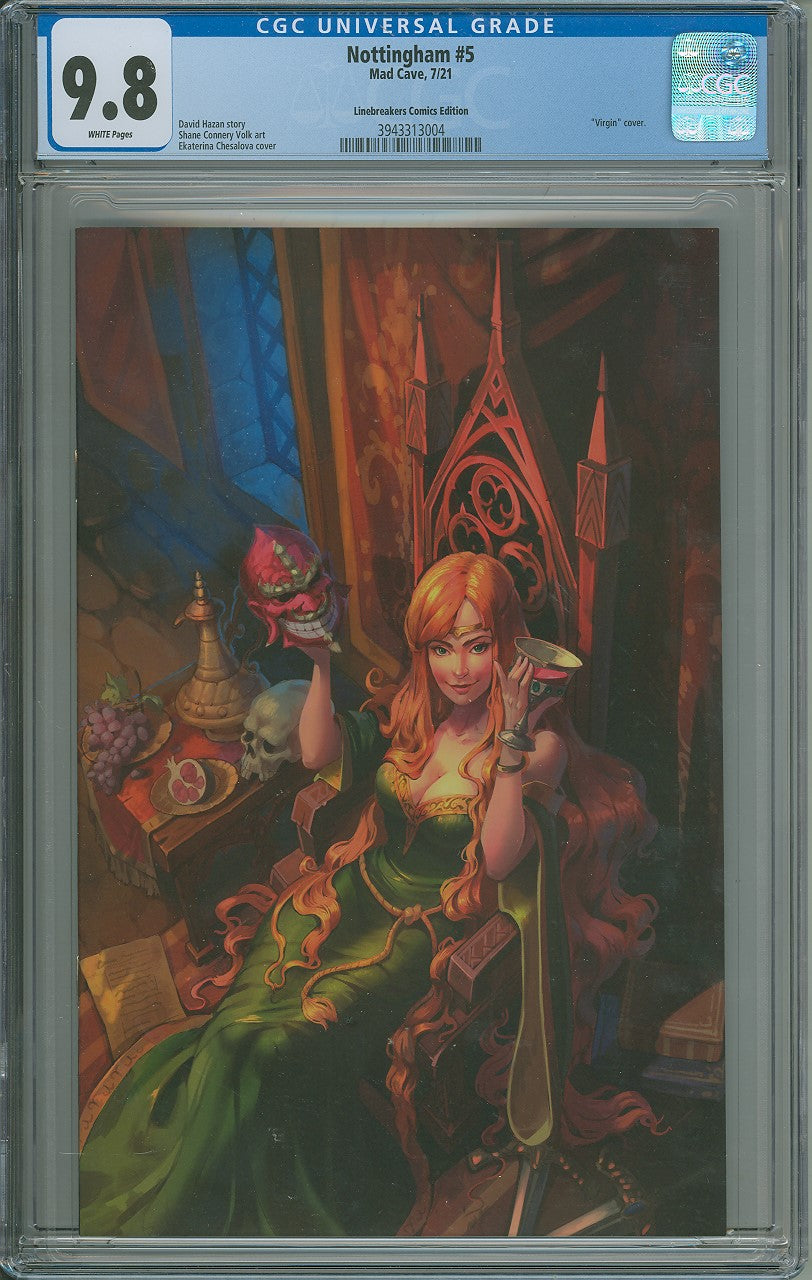 NOTTINGHAM #5 LINEBREAKERS CHESALOVA EXCLUSIVE CGC 9.8