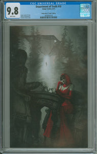 DEPARTMENT OF TRUTH #10 VEZONIA BEAM ME UP COLOR SPLASH EXCLUSIVE VARIANT CGC 9.8