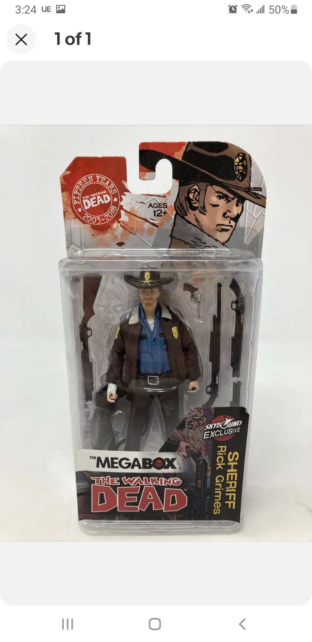 MEGABOX EXCLUSIVE Sheriff Rick Grimes