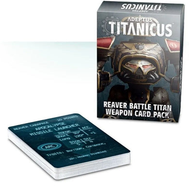 Adeptus Titanicus: Reaver Battle Titan Weapon Card Pack