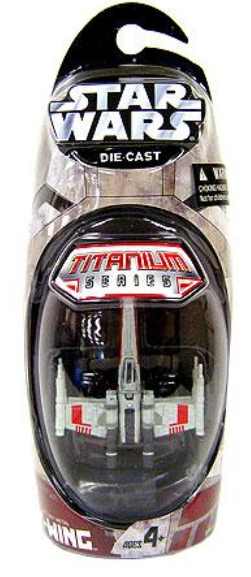 Star Wars Titanium Series 2006 X-Wing Fighter Diecast Vehicle [Red 5]