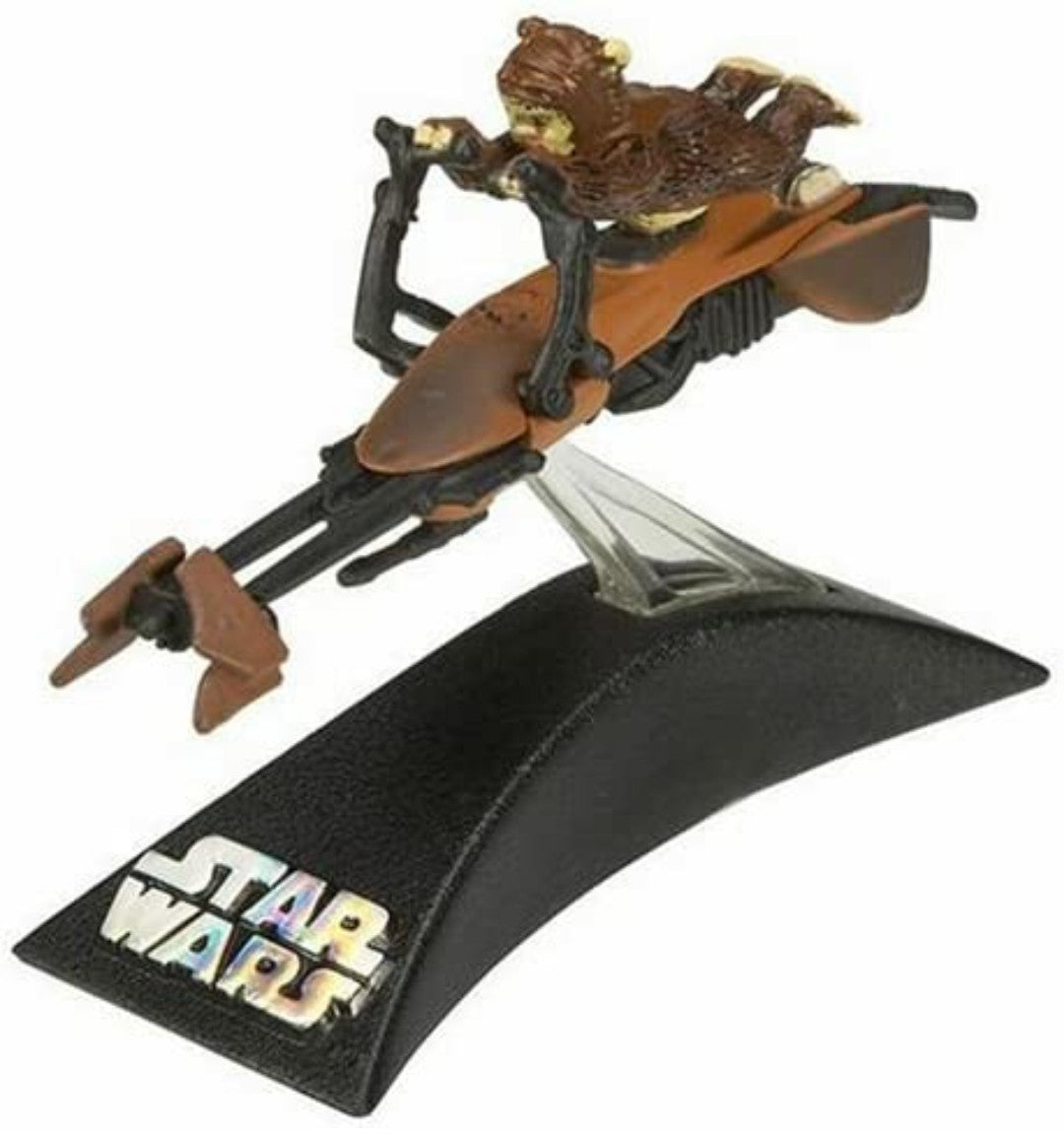 Titanium Series Star Wars 3 Inch Vehicles Stolen Imperial Speeder Bike with Paploo