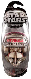 Star Wars Titanium Series Die Cast Metal Swampspeeder with Rotating Turrets